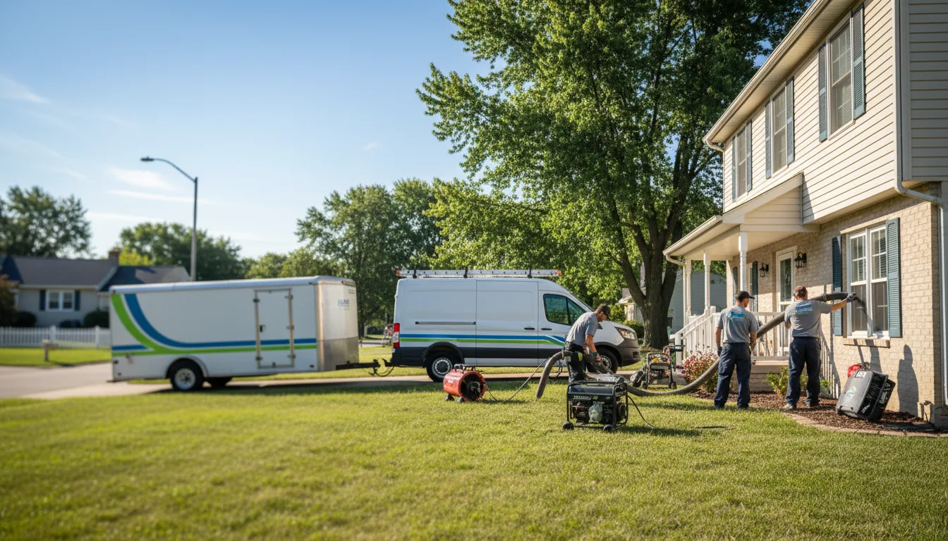 Flooded Basement Restoration And Cleanup With Repair in Waynesburg, OH near me